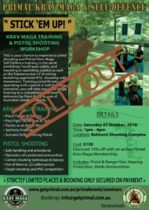 Pistol Shooting & Self-Defence Seminar - 2018